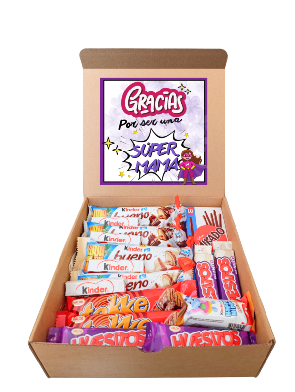 Caja de chocolatinas - Edición "SUPER MAMA" - Imagen 2