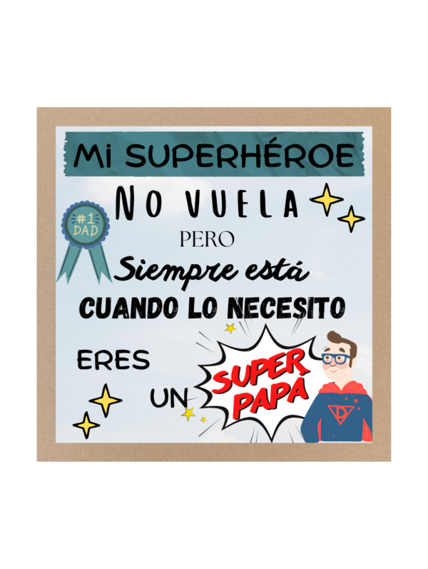 Caja de chocolatinas - Edición "SUPER PAPA"