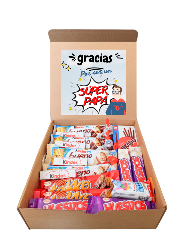 Caja de chocolatinas - Edición "SUPER PAPA" - Imagen 2