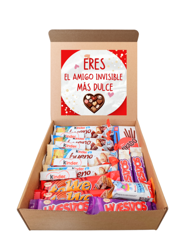 Caja de chocolatinas - Edición "AMIGO SECRETO" - Imagen 2