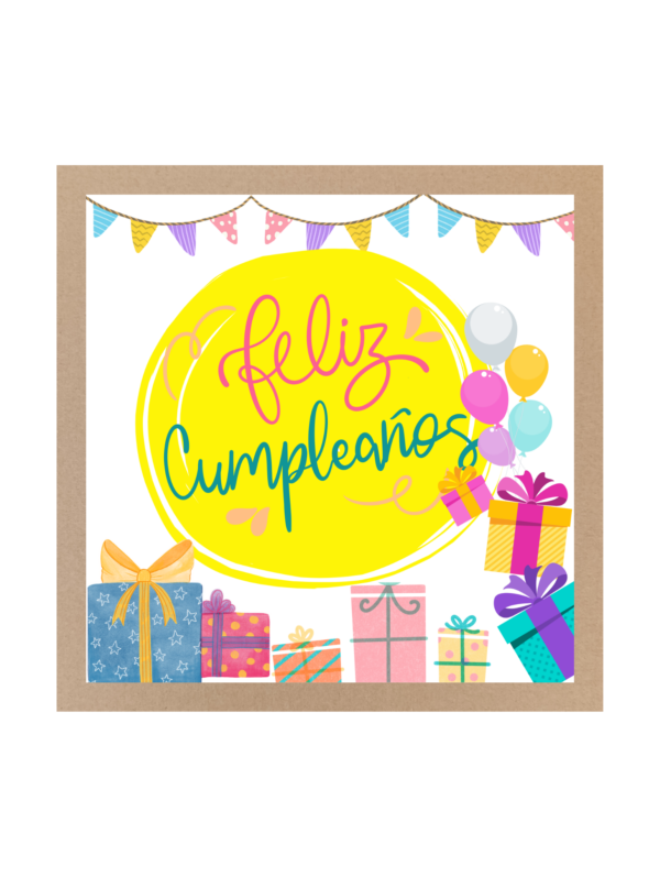 Caja de chocolatinas - Edición "FELIZ CUMPLEAÑOS"