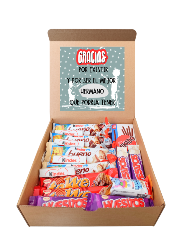 Caja de chocolatinas - Edición "MI HERMANO" - Imagen 2