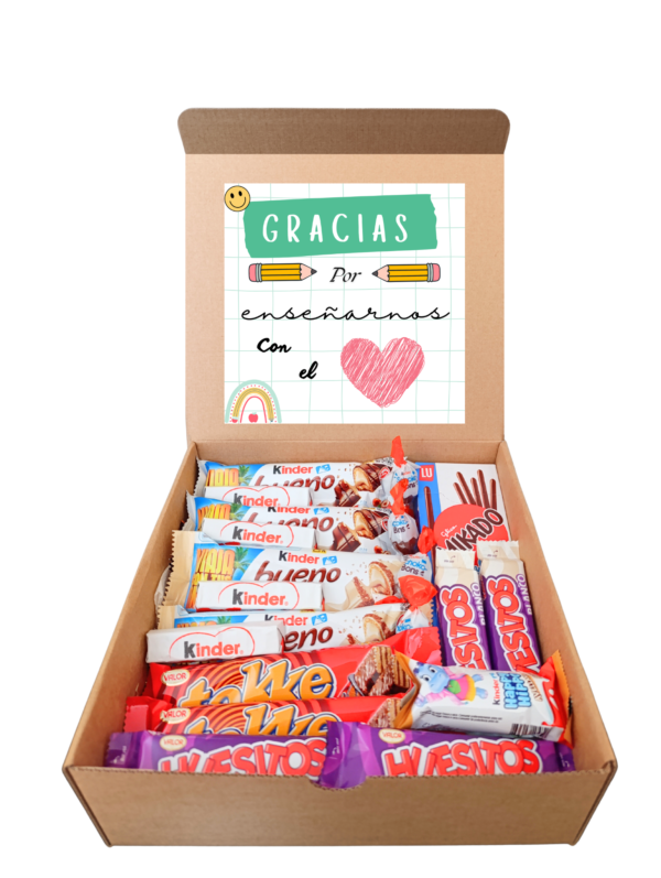 Caja de chocolatinas - Edición "PROFESOR" - Imagen 3